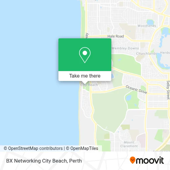 Mapa BX Networking City Beach