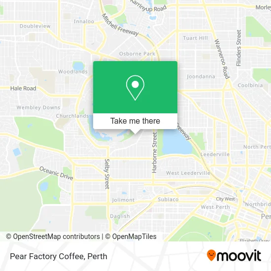 Mapa Pear Factory Coffee