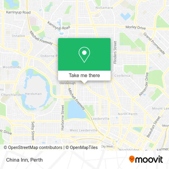 China Inn map