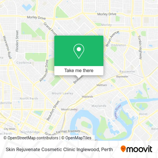 Skin Rejuvenate Cosmetic Clinic Inglewood map