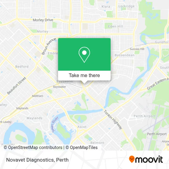 Mapa Novavet Diagnostics
