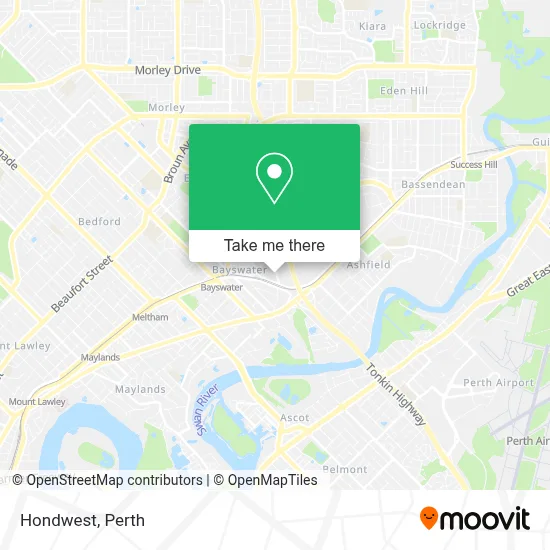 Mapa Hondwest