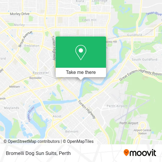 Mapa Bromelli Dog Sun Suits