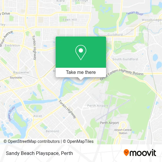 Mapa Sandy Beach Playspace