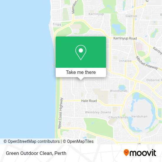 Mapa Green Outdoor Clean