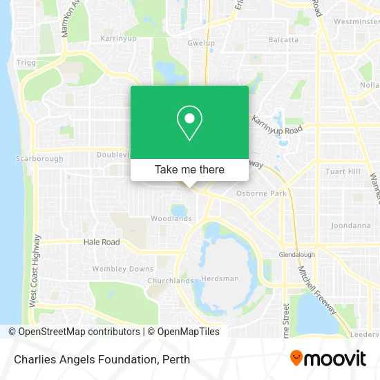 Charlies Angels Foundation map