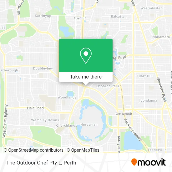 Mapa The Outdoor Chef Pty L