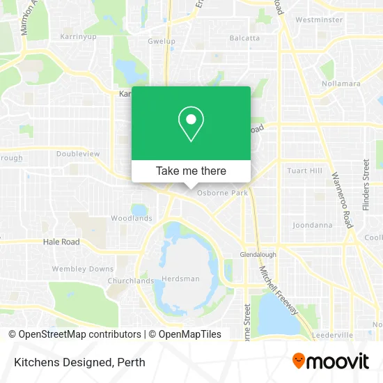 Kitchens Designed map