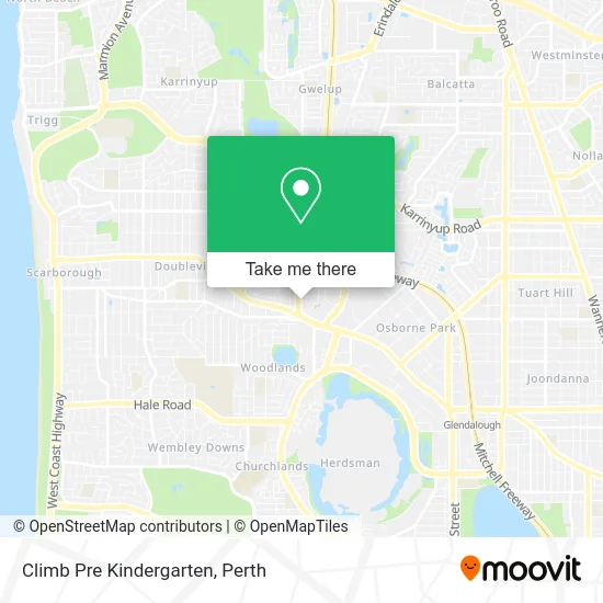 Mapa Climb Pre Kindergarten