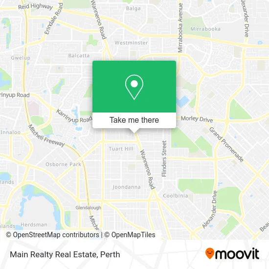 Mapa Main Realty Real Estate