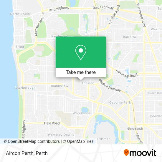 Mapa Aircon Perth
