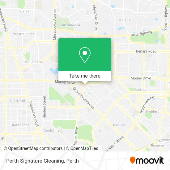Mapa Perth Signature Cleaning