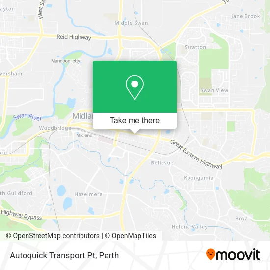 Autoquick Transport Pt map