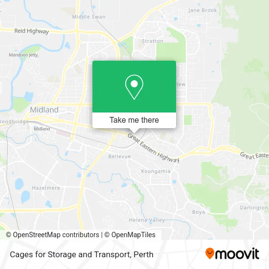 Cages for Storage and Transport map