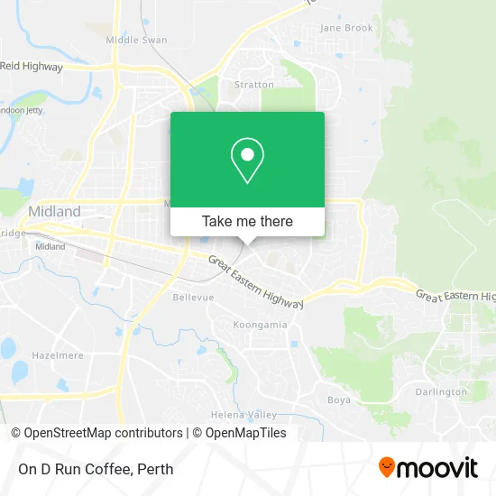 Mapa On D Run Coffee