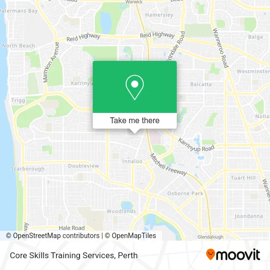 Core Skills Training Services map