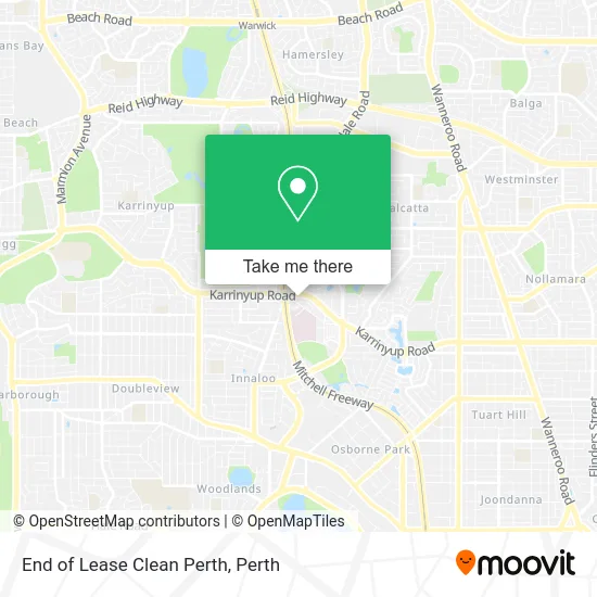 Mapa End of Lease Clean Perth