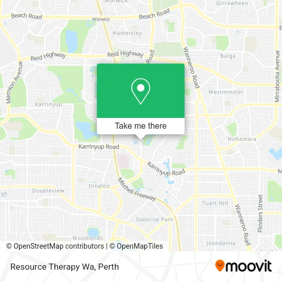Resource Therapy Wa map