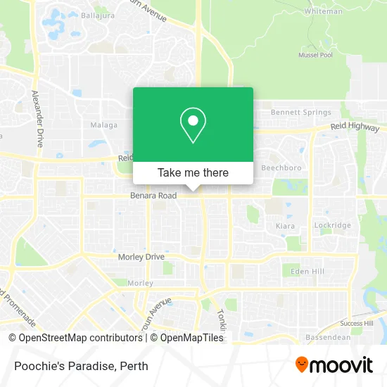 Mapa Poochie's Paradise