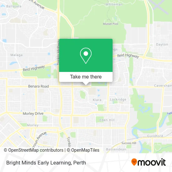 Mapa Bright Minds Early Learning