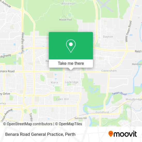Mapa Benara Road General Practice