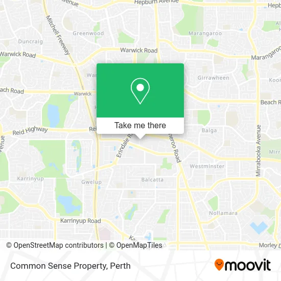 Mapa Common Sense Property