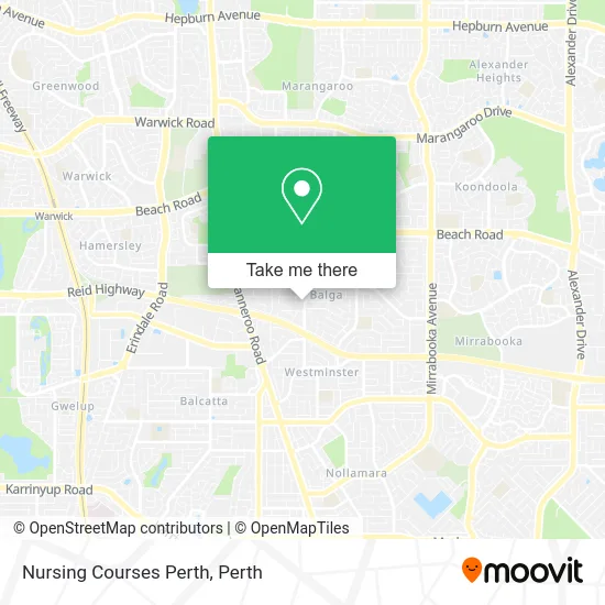 Mapa Nursing Courses Perth