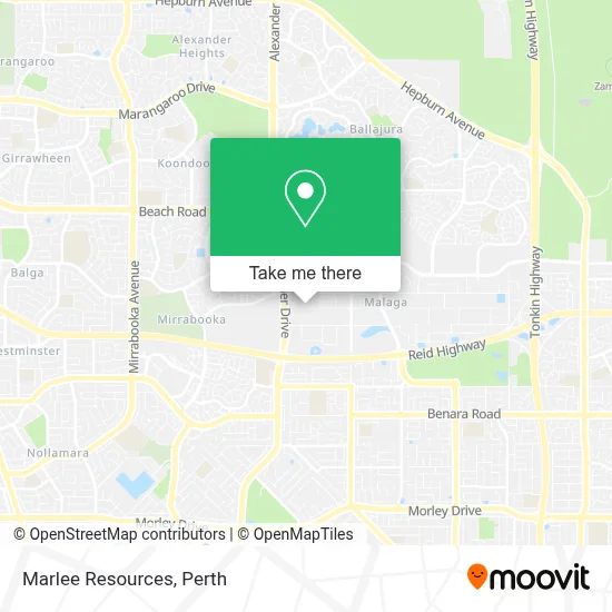 Mapa Marlee Resources