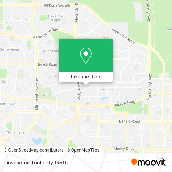 Mapa Awesome Tools Pty