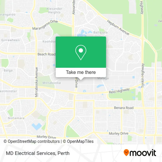 Mapa MD Electrical Services