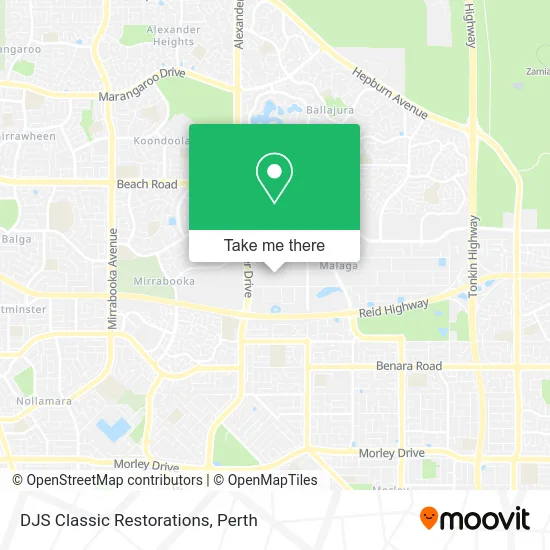 Mapa DJS Classic Restorations