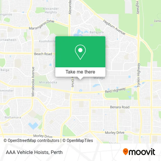 Mapa AAA Vehicle Hoists