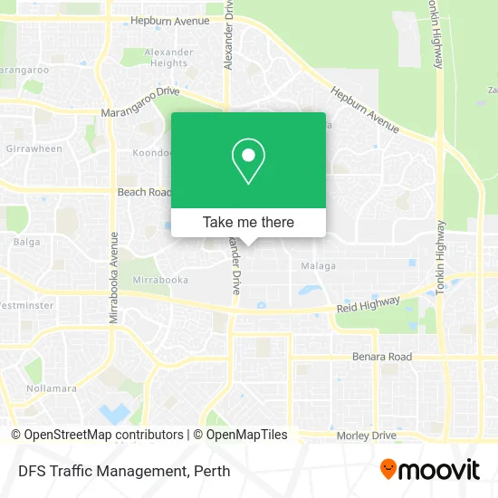 Mapa DFS Traffic Management