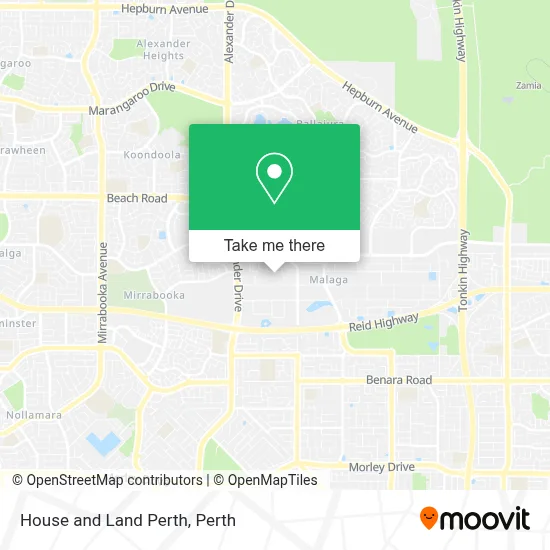 Mapa House and Land Perth