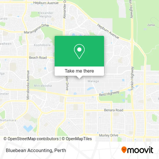 Mapa Bluebean Accounting