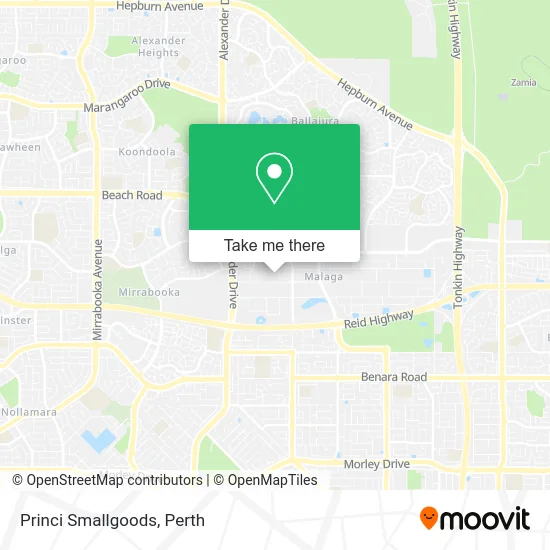 Mapa Princi Smallgoods