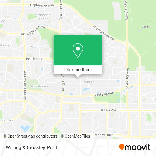 Mapa Welling & Crossley