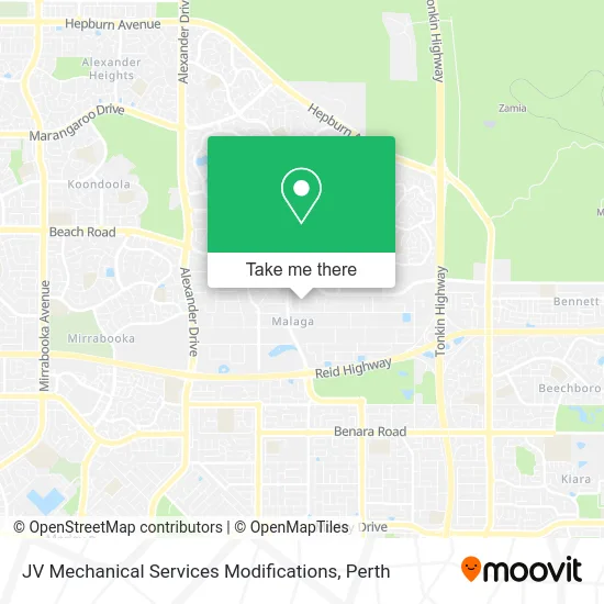 Mapa JV Mechanical Services Modifications