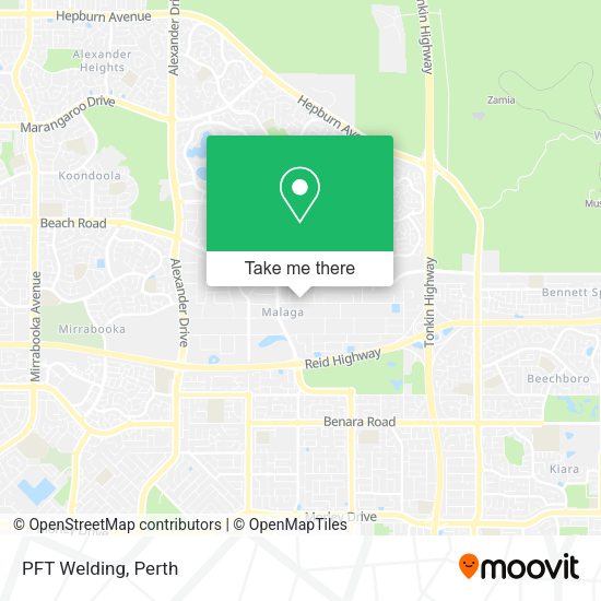 PFT Welding map
