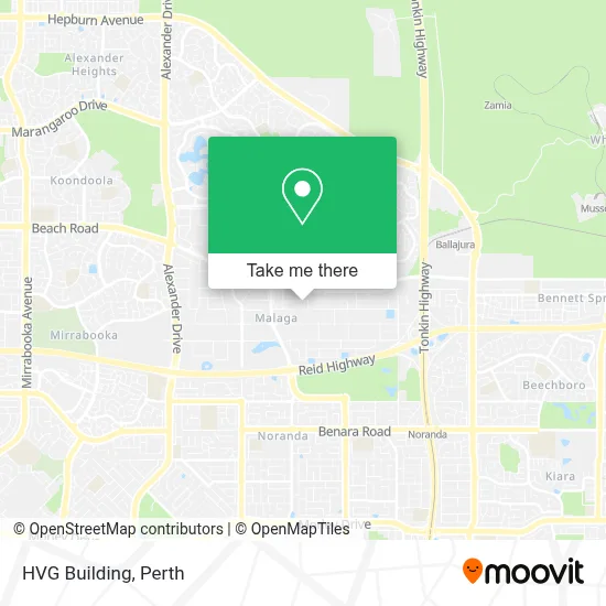 Mapa HVG Building