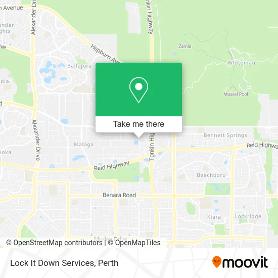 Mapa Lock It Down Services