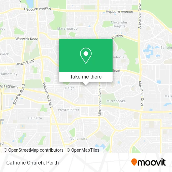 Mapa Catholic Church