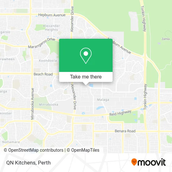 Mapa QN Kitchens