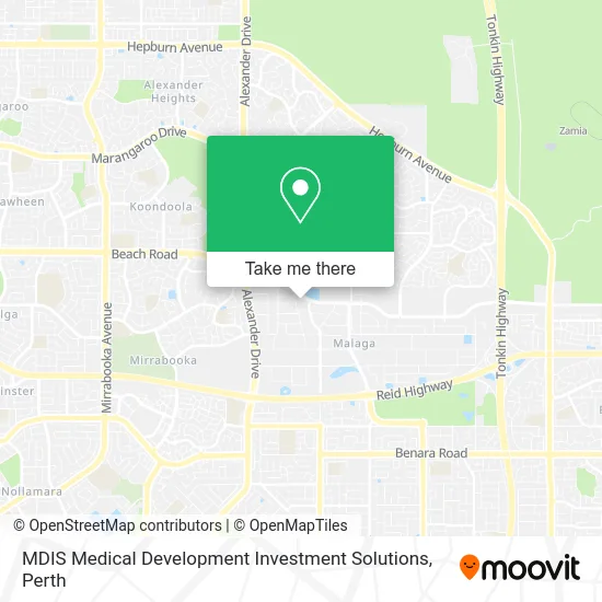 Mapa MDIS Medical Development Investment Solutions