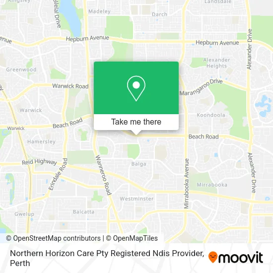 Northern Horizon Care Pty Registered Ndis Provider map