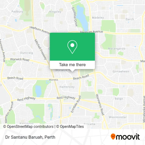 Dr Santanu Baruah map