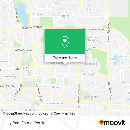 Mapa Hky Real Estate