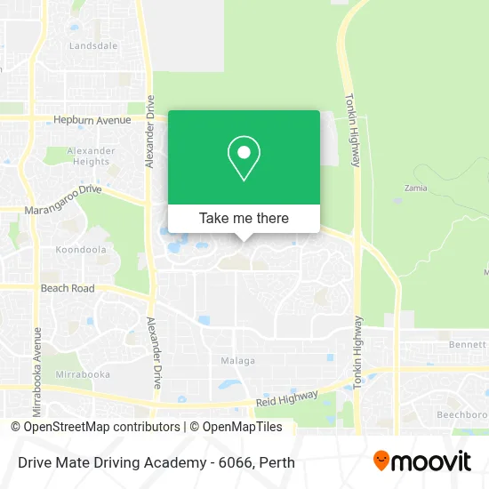 Mapa Drive Mate Driving Academy - 6066