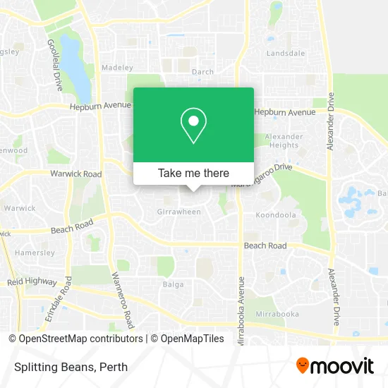 Mapa Splitting Beans