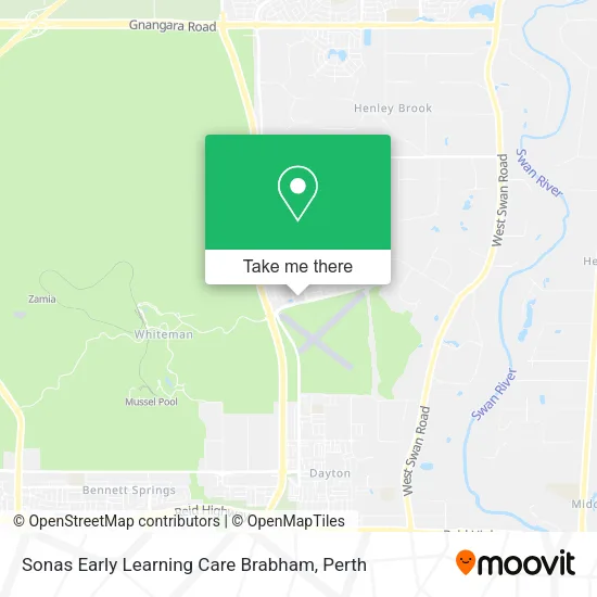 Sonas Early Learning Care Brabham map